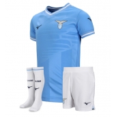 Lazio Thuis tenue Kids 2023-24 Korte Mouwen (+ broek)