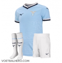 Lazio Thuis tenue Kids 2024-25 Korte Mouwen (+ broek)