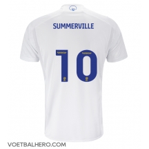 Leeds United Crysencio Summerville #10 Thuis tenue 2023-24 Korte Mouwen