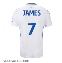 Leeds United Daniel James #7 Thuis tenue 2024-25 Korte Mouwen