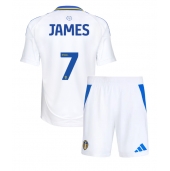 Leeds United Daniel James #7 Thuis tenue Kids 2024-25 Korte Mouwen (+ broek)