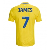 Leeds United Daniel James #7 Uit tenue 2024-25 Korte Mouwen