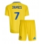 Leeds United Daniel James #7 Uit tenue Kids 2024-25 Korte Mouwen (+ broek)