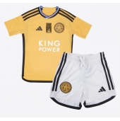 Leicester City Derde tenue Kids 2023-24 Korte Mouwen (+ broek)