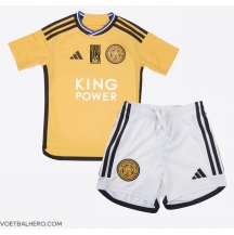 Leicester City Derde tenue Kids 2023-24 Korte Mouwen (+ broek)