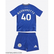 Leicester City Facundo Buonanotte #40 Thuis tenue Kids 2024-25 Korte Mouwen (+ broek)