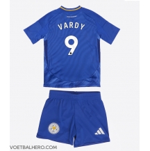 Leicester City Jamie Vardy #9 Thuis tenue Kids 2024-25 Korte Mouwen (+ broek)