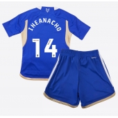 Leicester City Kelechi Iheanacho #14 Thuis tenue Kids 2023-24 Korte Mouwen (+ broek)