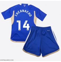 Leicester City Kelechi Iheanacho #14 Thuis tenue Kids 2023-24 Korte Mouwen (+ broek)