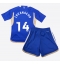 Leicester City Kelechi Iheanacho #14 Thuis tenue Kids 2023-24 Korte Mouwen (+ broek)