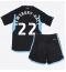 Leicester City Kiernan Dewsbury-Hall #22 Uit tenue Kids 2023-24 Korte Mouwen (+ broek)