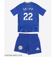 Leicester City Oliver Skipp #22 Thuis tenue Kids 2024-25 Korte Mouwen (+ broek)