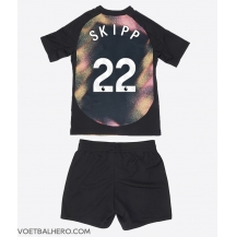 Leicester City Oliver Skipp #22 Uit tenue Kids 2024-25 Korte Mouwen (+ broek)