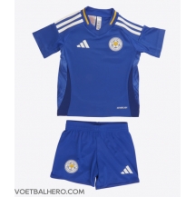 Leicester City Thuis tenue Kids 2024-25 Korte Mouwen (+ broek)