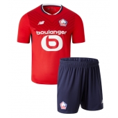 Lille OSC Thuis tenue Kids 2024-25 Korte Mouwen (+ broek)