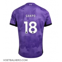 Liverpool Cody Gakpo #18 Derde tenue 2023-24 Korte Mouwen