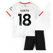 Liverpool Cody Gakpo #18 Derde tenue Kids 2024-25 Korte Mouwen (+ broek)