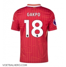 Liverpool Cody Gakpo #18 Thuis tenue 2024-25 Korte Mouwen