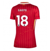 Liverpool Cody Gakpo #18 Thuis tenue Dames 2024-25 Korte Mouwen