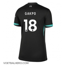 Liverpool Cody Gakpo #18 Uit tenue Dames 2024-25 Korte Mouwen