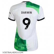 Liverpool Darwin Nunez #9 Uit tenue Dames 2023-24 Korte Mouwen