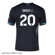 Liverpool Diogo Jota #20 Uit tenue 2024-25 Korte Mouwen