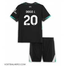 Liverpool Diogo Jota #20 Uit tenue Kids 2024-25 Korte Mouwen (+ broek)