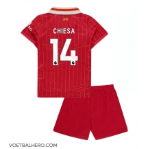 Liverpool Federico Chiesa #14 Thuis tenue Kids 2024-25 Korte Mouwen (+ broek)