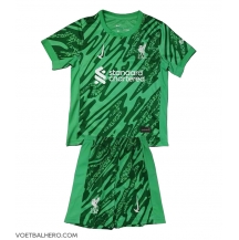 Liverpool Keeper Uit tenue Kids 2024-25 Korte Mouwen (+ broek)