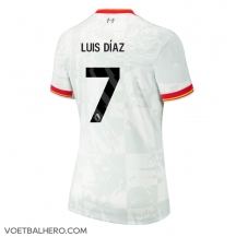 Liverpool Luis Diaz #7 Derde tenue Dames 2024-25 Korte Mouwen