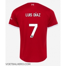Liverpool Luis Diaz #7 Thuis tenue 2023-24 Korte Mouwen