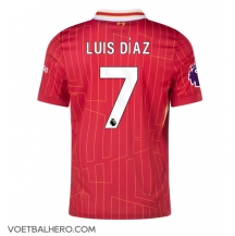 Liverpool Luis Diaz #7 Thuis tenue 2024-25 Korte Mouwen