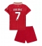 Liverpool Luis Diaz #7 Thuis tenue Kids 2024-25 Korte Mouwen (+ broek)