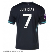 Liverpool Luis Diaz #7 Uit tenue 2024-25 Korte Mouwen