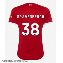 Liverpool Ryan Gravenberch #38 Thuis tenue Dames 2023-24 Korte Mouwen