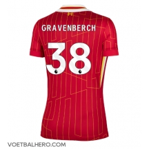 Liverpool Ryan Gravenberch #38 Thuis tenue Dames 2024-25 Korte Mouwen