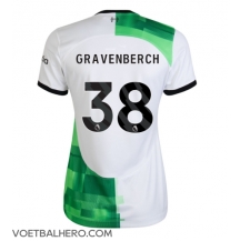 Liverpool Ryan Gravenberch #38 Uit tenue Dames 2023-24 Korte Mouwen