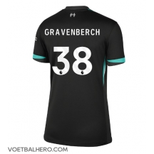 Liverpool Ryan Gravenberch #38 Uit tenue Dames 2024-25 Korte Mouwen