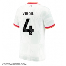 Liverpool Virgil van Dijk #4 Derde tenue 2024-25 Korte Mouwen