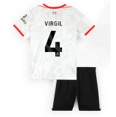 Liverpool Virgil van Dijk #4 Derde tenue Kids 2024-25 Korte Mouwen (+ broek)