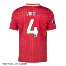 Liverpool Virgil van Dijk #4 Thuis tenue 2024-25 Korte Mouwen