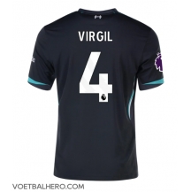 Liverpool Virgil van Dijk #4 Uit tenue 2024-25 Korte Mouwen