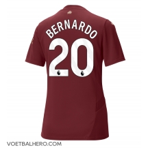 Manchester City Bernardo Silva #20 Derde tenue Dames 2024-25 Korte Mouwen