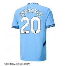 Manchester City Bernardo Silva #20 Thuis tenue 2024-25 Korte Mouwen