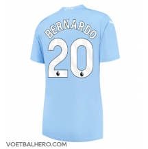 Manchester City Bernardo Silva #20 Thuis tenue Dames 2023-24 Korte Mouwen