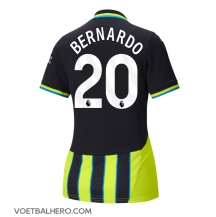 Manchester City Bernardo Silva #20 Uit tenue Dames 2024-25 Korte Mouwen