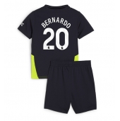 Manchester City Bernardo Silva #20 Uit tenue Kids 2024-25 Korte Mouwen (+ broek)