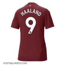 Manchester City Erling Haaland #9 Derde tenue Dames 2024-25 Korte Mouwen