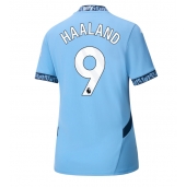 Manchester City Erling Haaland #9 Thuis tenue Dames 2024-25 Korte Mouwen