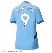 Manchester City Erling Haaland #9 Thuis tenue Dames 2024-25 Korte Mouwen